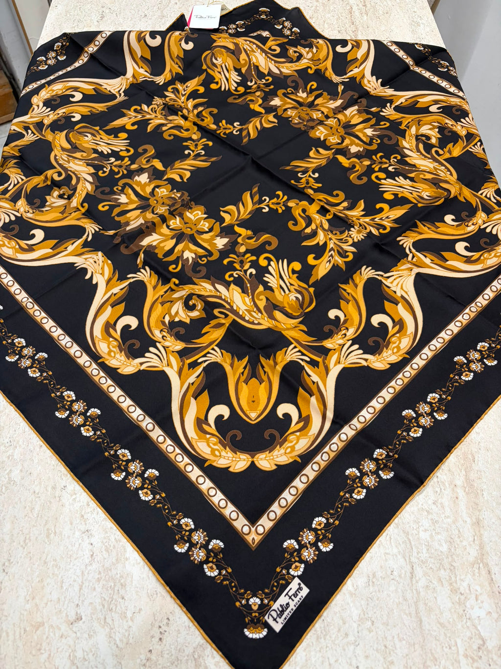Pablio Ferre Twill İpek Eşarp