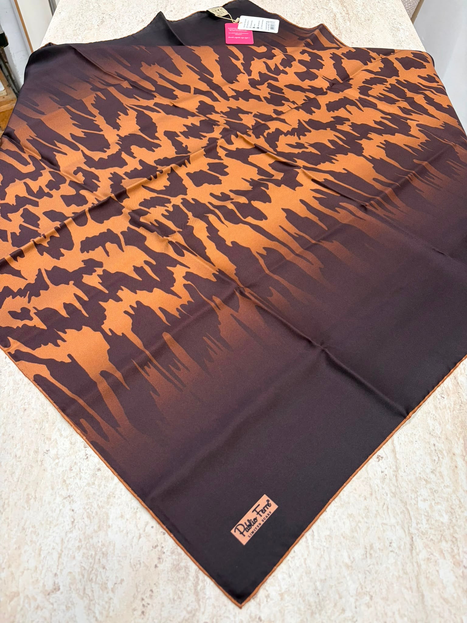 Pablio Ferre Twill İpek Eşarp