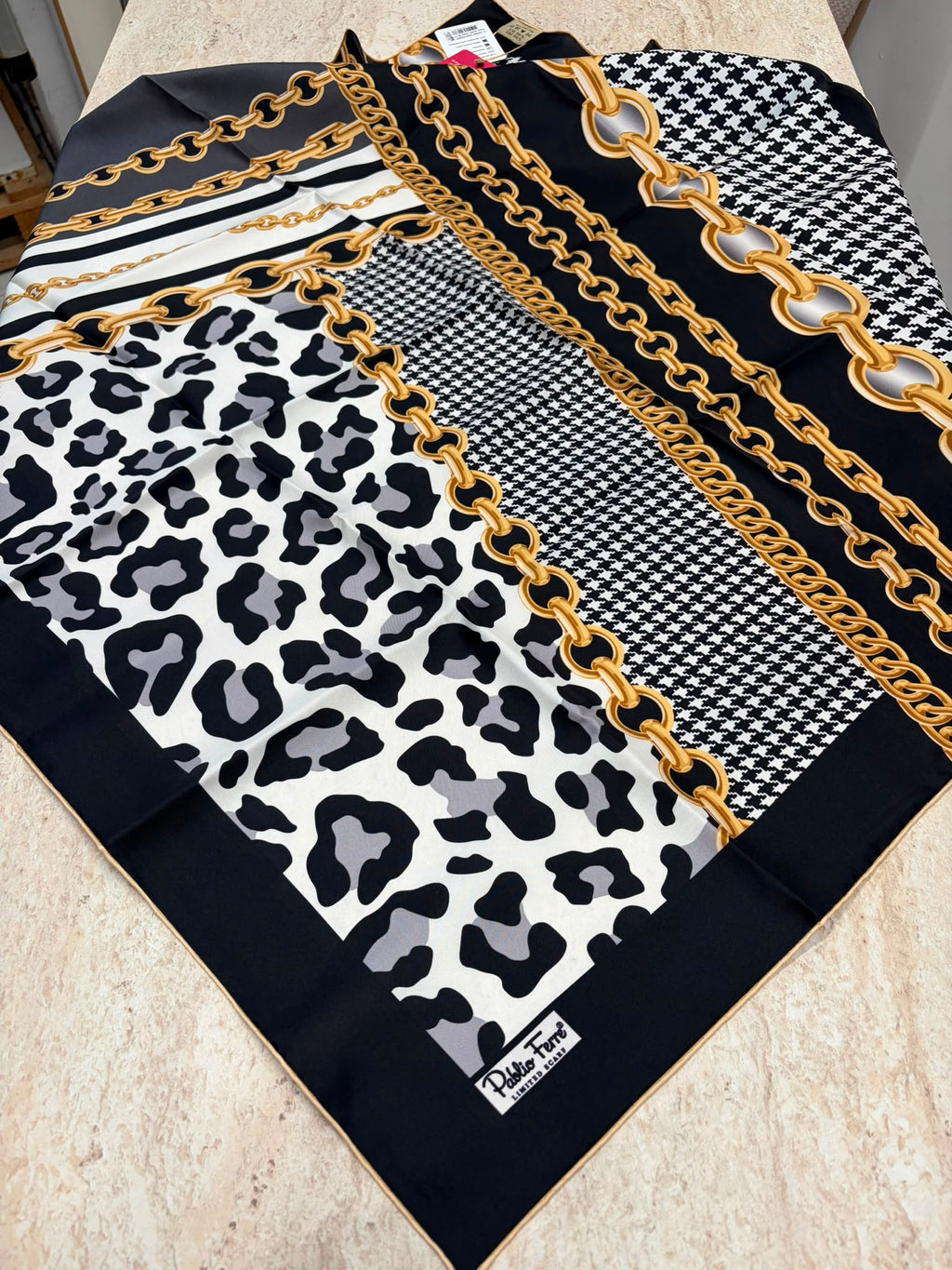 Pablio Ferre Twill İpek Eşarp