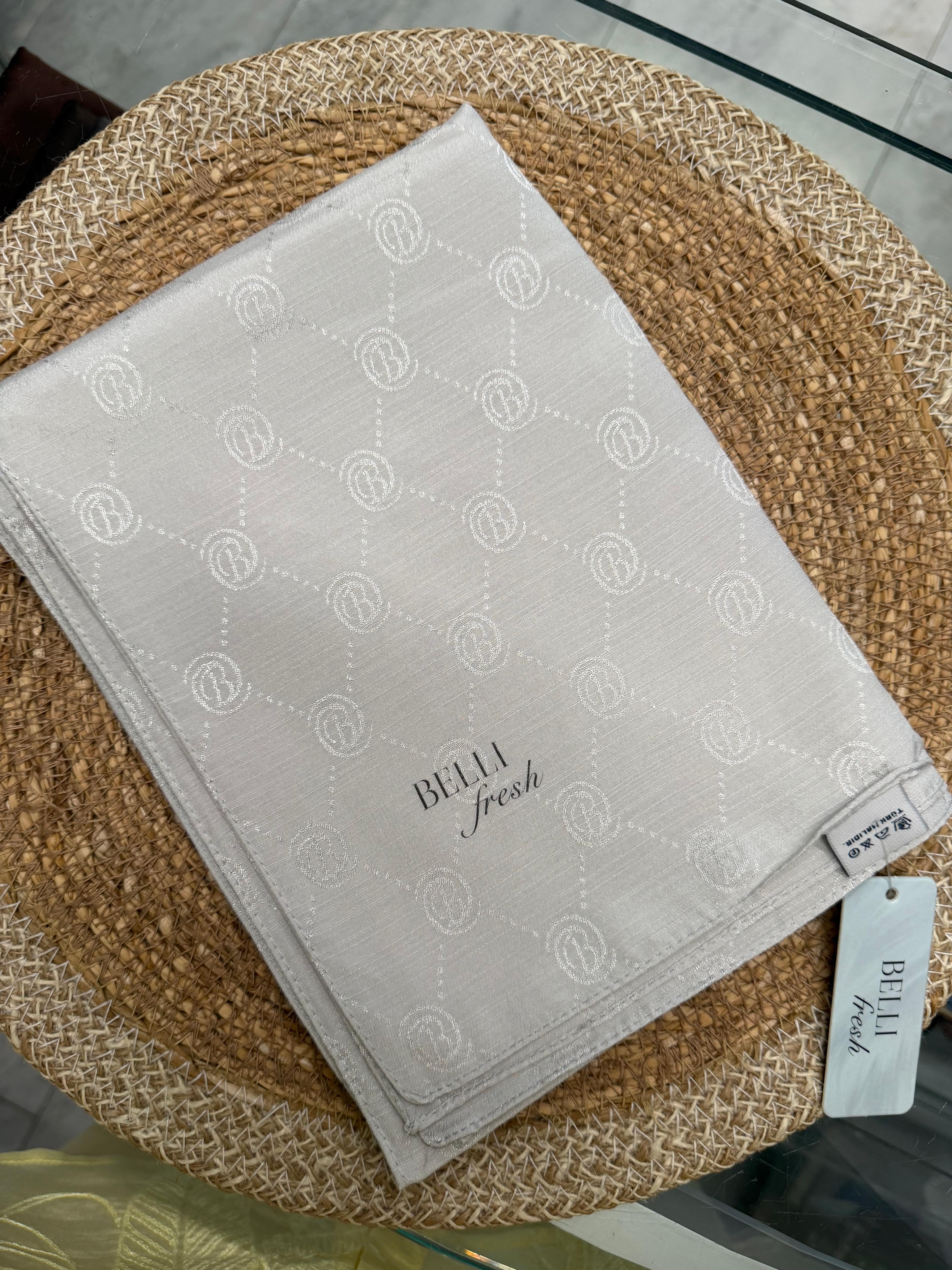 Jakar Monogram Logo Desen Şal Taş